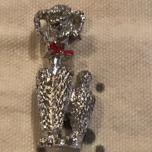 Vintage poodle pin